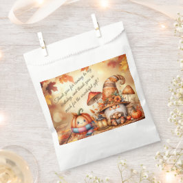 カボチャ山花秋水彩誕生日 フェイバーバッグ