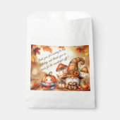 カボチャ山花秋水彩誕生日 フェイバーバッグ (正面)