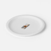 カボチャ州旗 ペーパープレート (アングル)