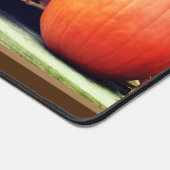 カボチャ干しトウモロコシの茎の秋パーソナライズされた デスクマット (コーナー)