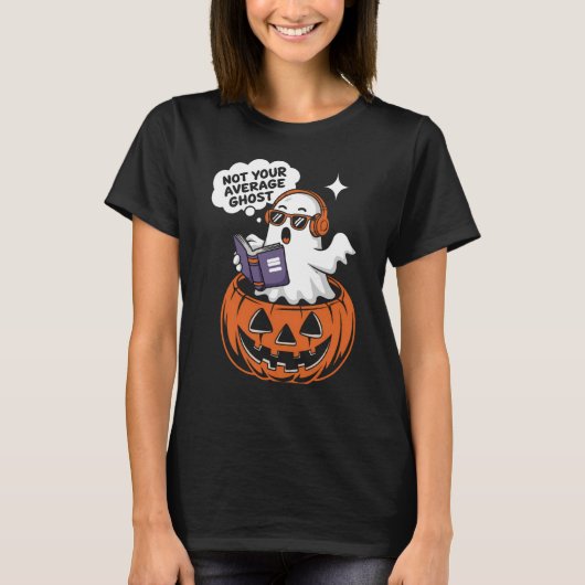 カボチャ幽霊のよく出るン Tシャツ (正面)