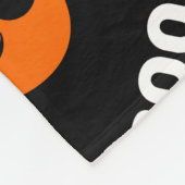 カボチャ幽霊のハロウィンパターン フリースブランケット (角)