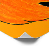 カボチャ幽霊ストーリーハロウィーンプリント ポスター (角)