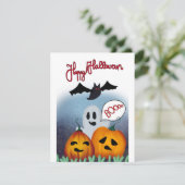 カボチャ幽霊ブハロウィンカード シーズンカード (スタンド正面)