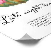 カボチャ弓の赤ちゃんシャワー深夜おむつ ポスター (角)