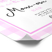 カボチャ弓アーチベイビーシャワーモモモザバー ポスター (角)