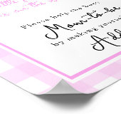 カボチャ弓アーチ赤ちゃんシャワーお母さん宛先に ポスター (角)