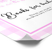 カボチャ弓アーチ赤ちゃんシャワーベビー用ブック ポスター (角)