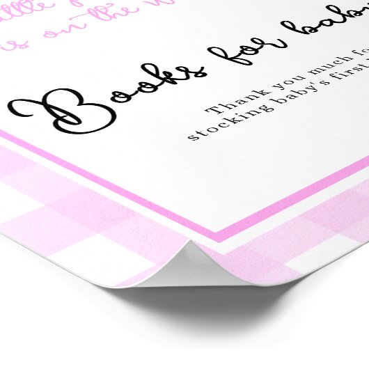 カボチャ弓アーチ赤ちゃんシャワーベビー用ブック ポスター (角)