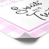 カボチャ弓アーチ赤ちゃんシャワー甘いお菓子とお菓子 ポスター (角)