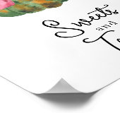 カボチャ弓ベビーシャワースイーツとお菓子 ポスター (角)