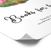 カボチャ弓ベビーシャワーブックスベビー ポスター (角)