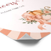 カボチャ弓ベビーシャワー親善卓看板ポスター ポスター (角)