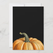 カボチャ彫りのハローウィンパーティ 招待状 (裏面)