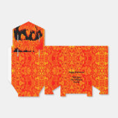 カボチャ彫りの可愛いジャック・オ・ランタンのハロウィーン フェイバーボックス (折り畳みなし)