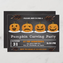 カボチャ彫刻ハロウィーンかわいいスプクトカキュラパーティー