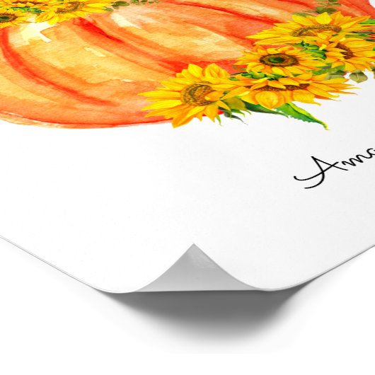 カボチャ彼または彼女はジェンダーがポスターを明かす ポスター (角)