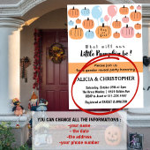 カボチャ彼または彼女ハロウィンジェンダーの明かす 招待状