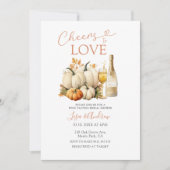 カボチャ応援トゥラブワインブライダルシャワー 招待状 (正面)