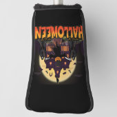 カボチャ怖いハウスハロウィーン ゴルフヘッドカバー (回転90)