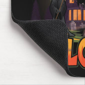 カボチャ怖いハウスハロウィーン マウスパッド (コーナー)