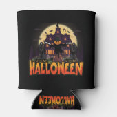 カボチャ怖いハウスハロウィーン 缶クーラー (裏面)