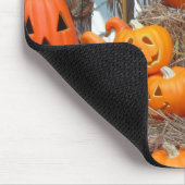 カボチャ怖い不気味なハロウィーンハロウィーンのカボチャのちょうちん マウスパッド (コーナー)