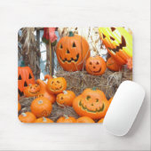 カボチャ怖い不気味なハロウィーンハロウィーンのカボチャのちょうちん マウスパッド (マウス)
