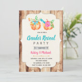 カボチャ性はパーティの招待状を明らかにします 招待状 (スタンド正面)