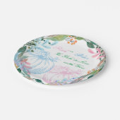 カボチャ性別の表示パーティー ペーパープレート (アングル)