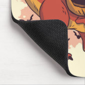 カボチャ恐竜Tレックス マウスパッド (コーナー)