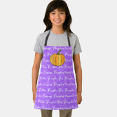 カボチャ恥ずかしがらない子供のオールオーバープリントエプロン エプロン (インサイチュ)