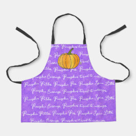 カボチャ恥ずかしがらない子供のオールオーバープリントエプロン エプロン