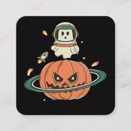 カボチャ惑星 スクエア名刺 (正面)