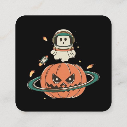 カボチャ惑星 スクエア名刺 (裏面)