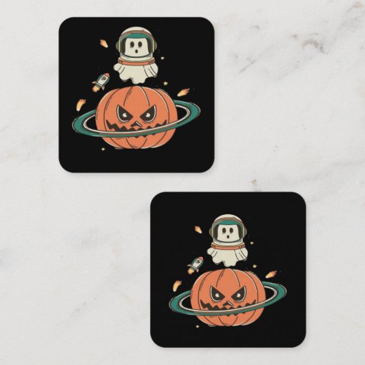 カボチャ惑星 スクエア名刺 (正面/裏面)