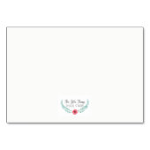 カボチャ感謝祭のテーブルの食器セットカード テーブルナンバー (裏面)