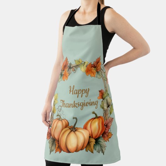 カボチャ感謝祭の日エプロン エプロン (インサイチュ)
