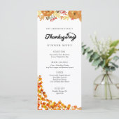 カボチャ感謝祭ディナーメニュー メニュー (スタンド正面)