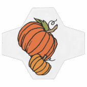 カボチャ感謝祭ファミリーサッカーボール サッカーボール (フラット)