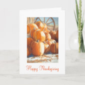 カボチャ感謝祭 シーズンカード (正面)