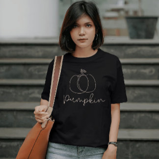 カボチャ手描き Tシャツ