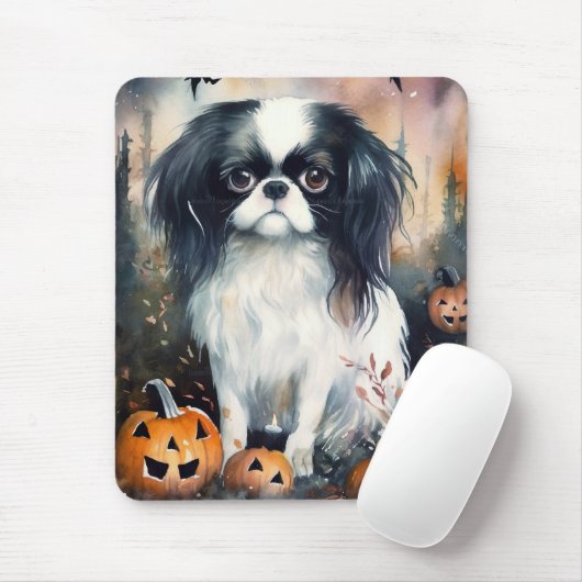 カボチャ日本のの怖いハロウィーンチン マウスパッド (マウス)