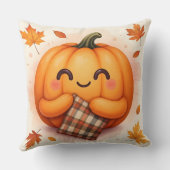 カボチャ枕 | キュート秋装飾用クッション クッション (裏面)