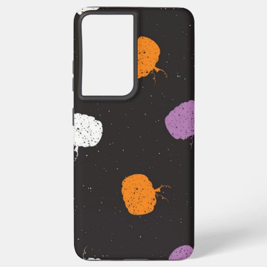 カボチャ柄 SAMSUNG GALAXYケース (裏面)