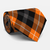 カボチャ格子縞のタイ ネクタイ (ロール)