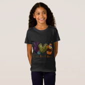 カボチャ格言秋秋かわいいハロウィーンサンクスギ Tシャツ (正面フル)