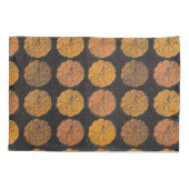 カボチャ模様オレンジ 枕カバー (裏面)