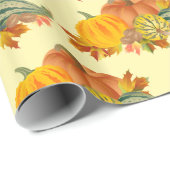 カボチャ模様 ラッピングペーパー (ロールコーナー)