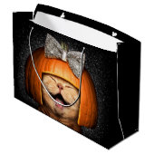 カボチャ毛の猫 ラージペーパーバッグ (裏面アングル)